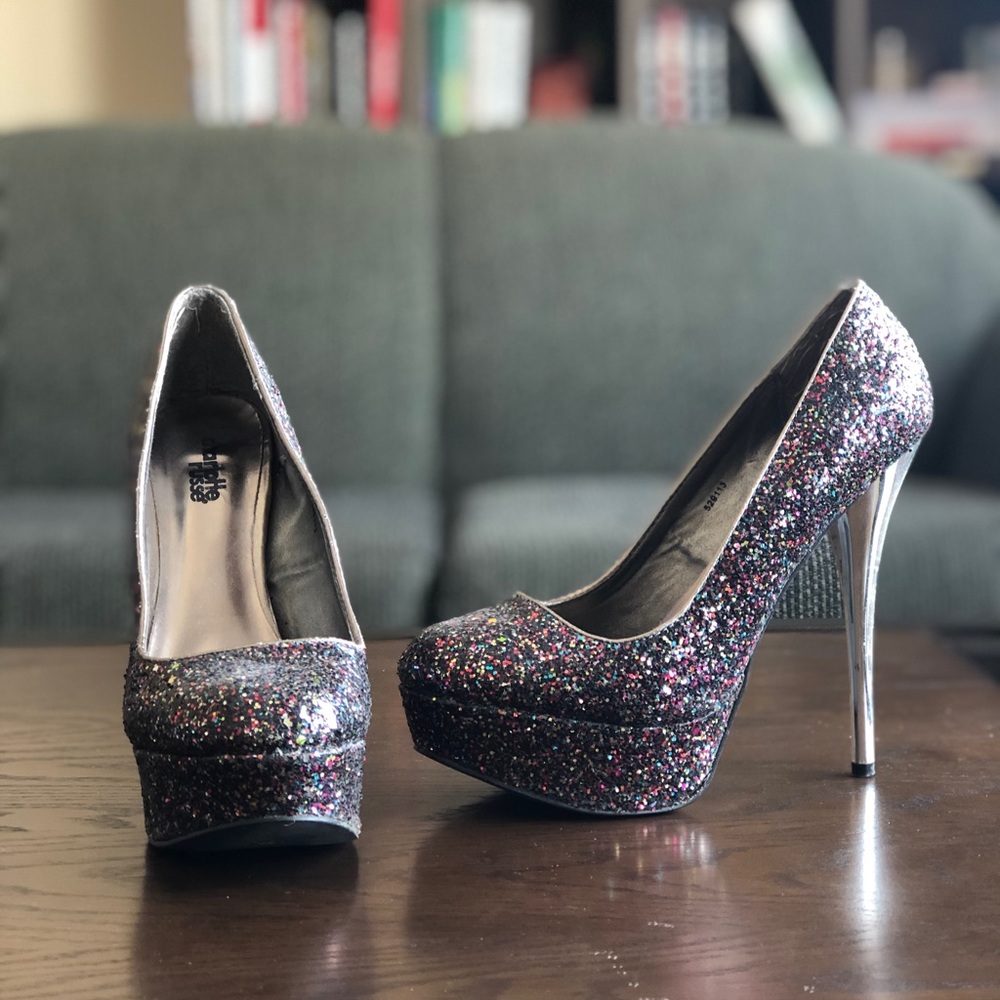 Glittery sparkly fun stilettos!